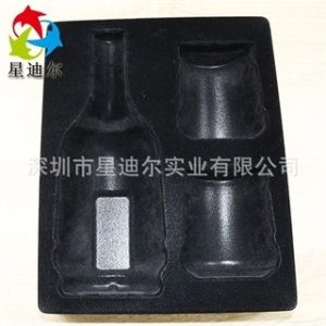 黑色植絨吸塑內托