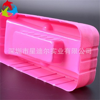 紅色植絨吸塑內托反麵