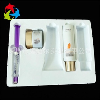 定製化妝品植絨吸塑