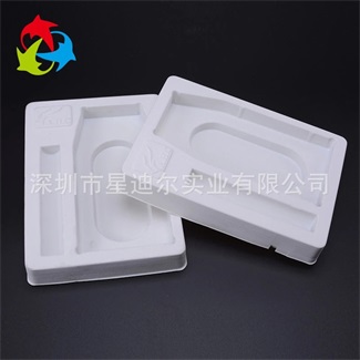 供應白色植絨吸塑內托